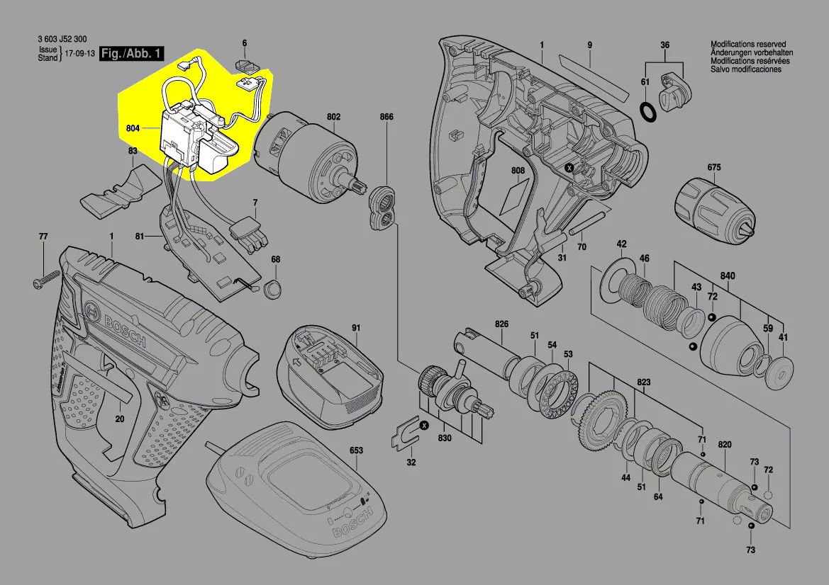 Interrupteur réf. 2 609 005 049 Bosch